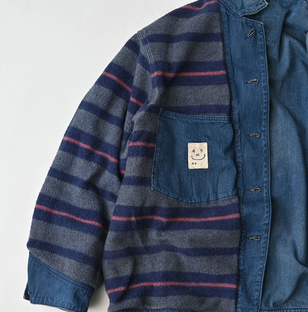 Light Mon Brown Denim 908 Yama Coverall Distressed