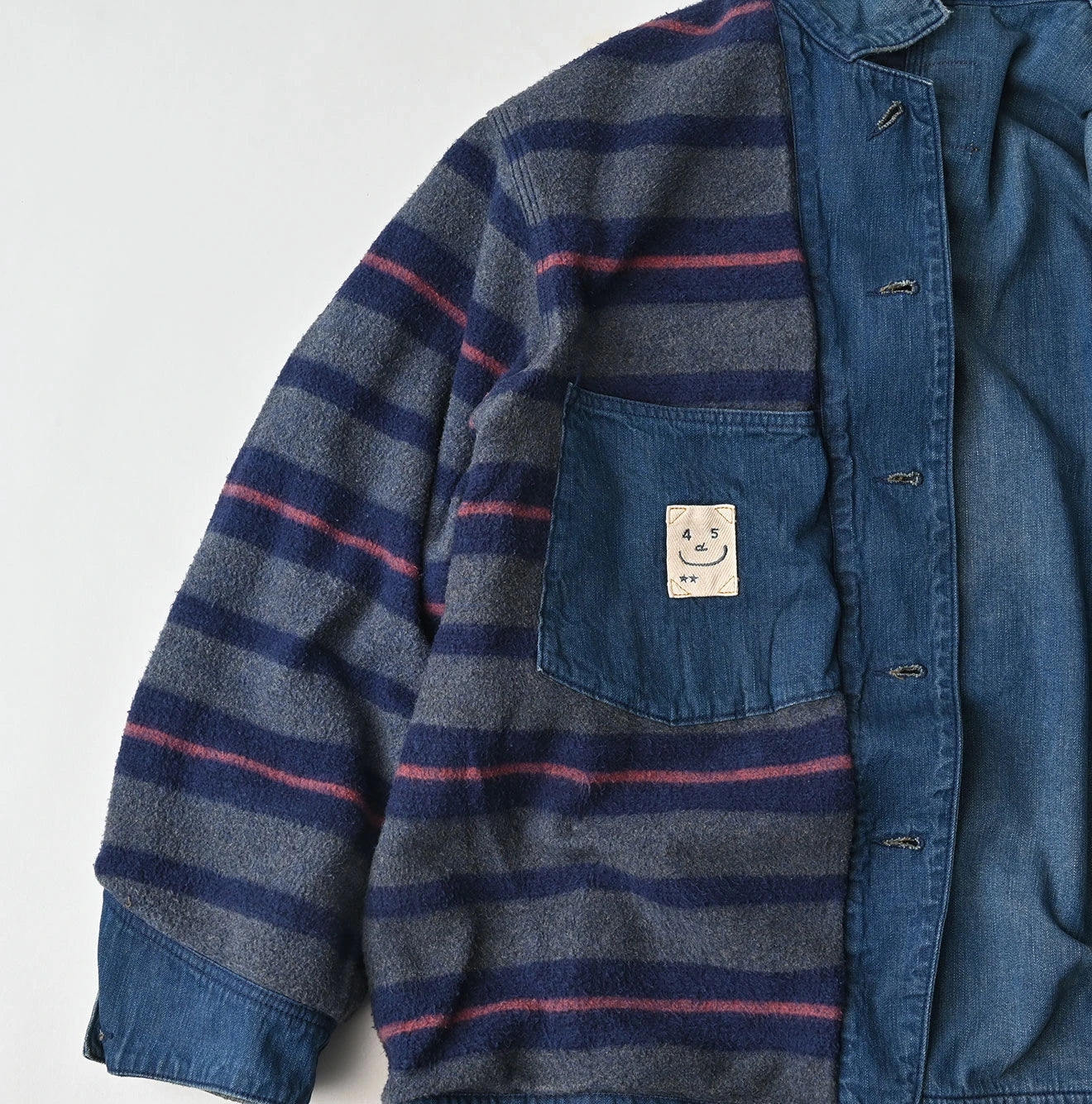 Light Mon Brown Denim 908 Yama Coverall Distressed