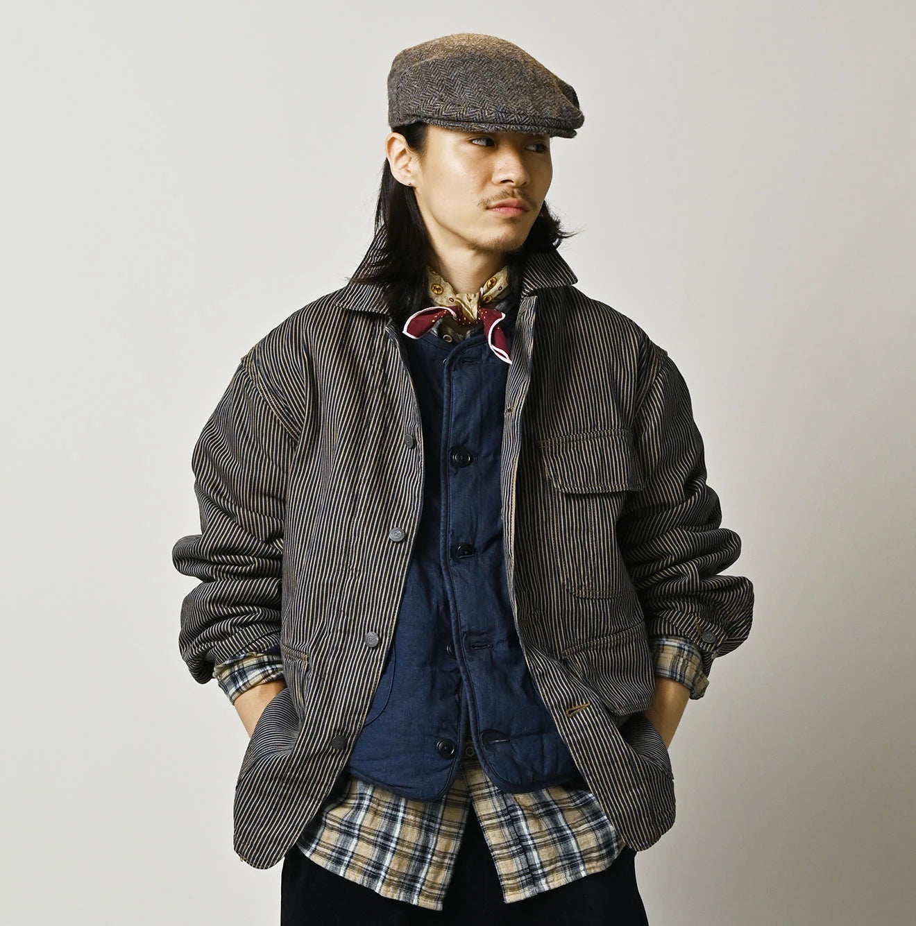 Light Mon Brown Denim 908 Yama Coverall Nou