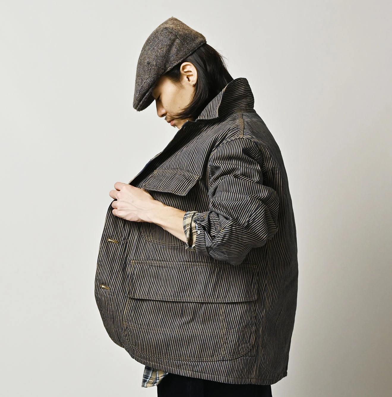Light Mon Brown Denim 908 Yama Coverall Nou