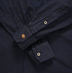 Indigo Supima Oxford 908 Loafer Shirt Detail