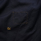 Indigo Supima Oxford 908 Loafer Shirt Detail