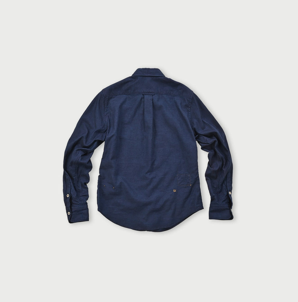 Indigo Thin Oxford Petite Loafer Shirt