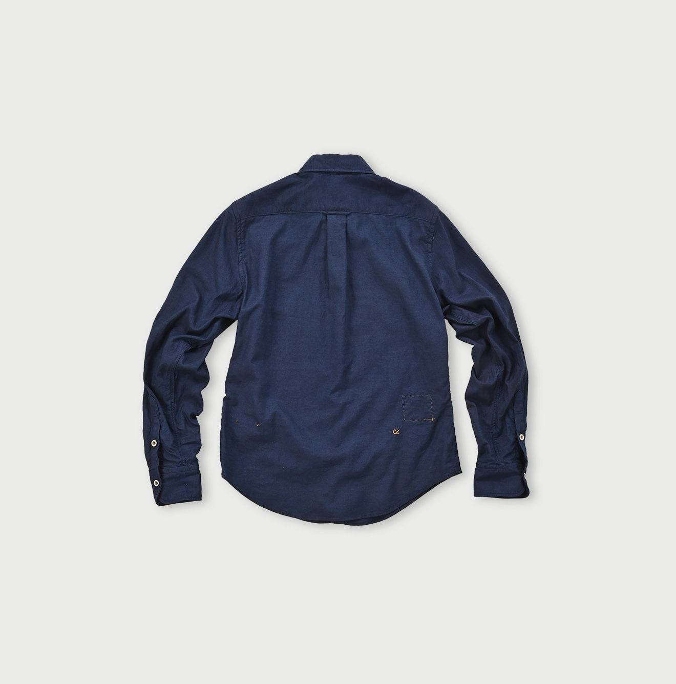 Indigo Thin Oxford Petite Loafer Shirt