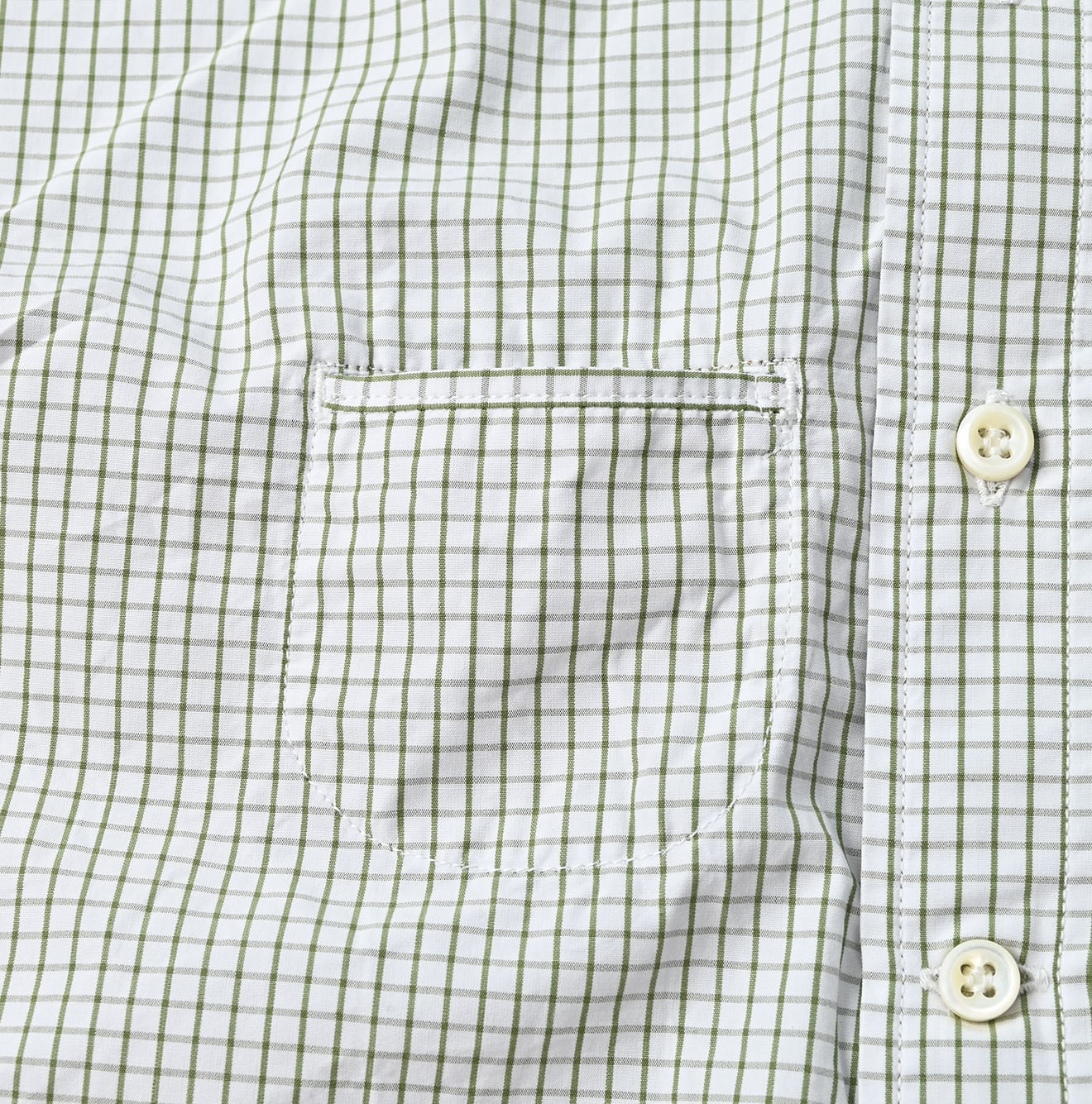No.180 Miko 908 Ocean Button Down Shirt Detail