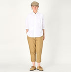 No.180 Miko 908 Ocean Button Down Shirt Female Model