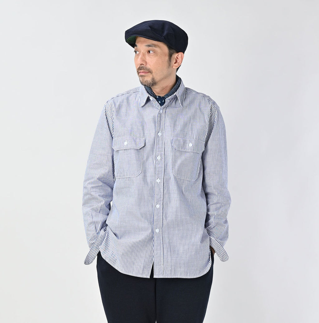 Supima OX 908 Military Shirt Male Model