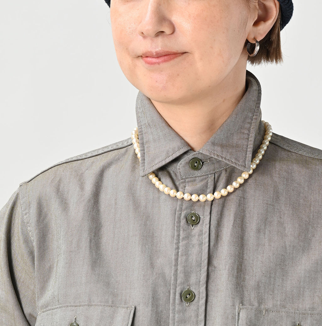 Supima OX 908 Military Shirt Detail