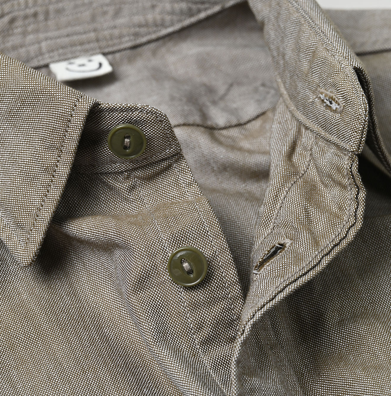 Supima OX 908 Military Shirt Detail