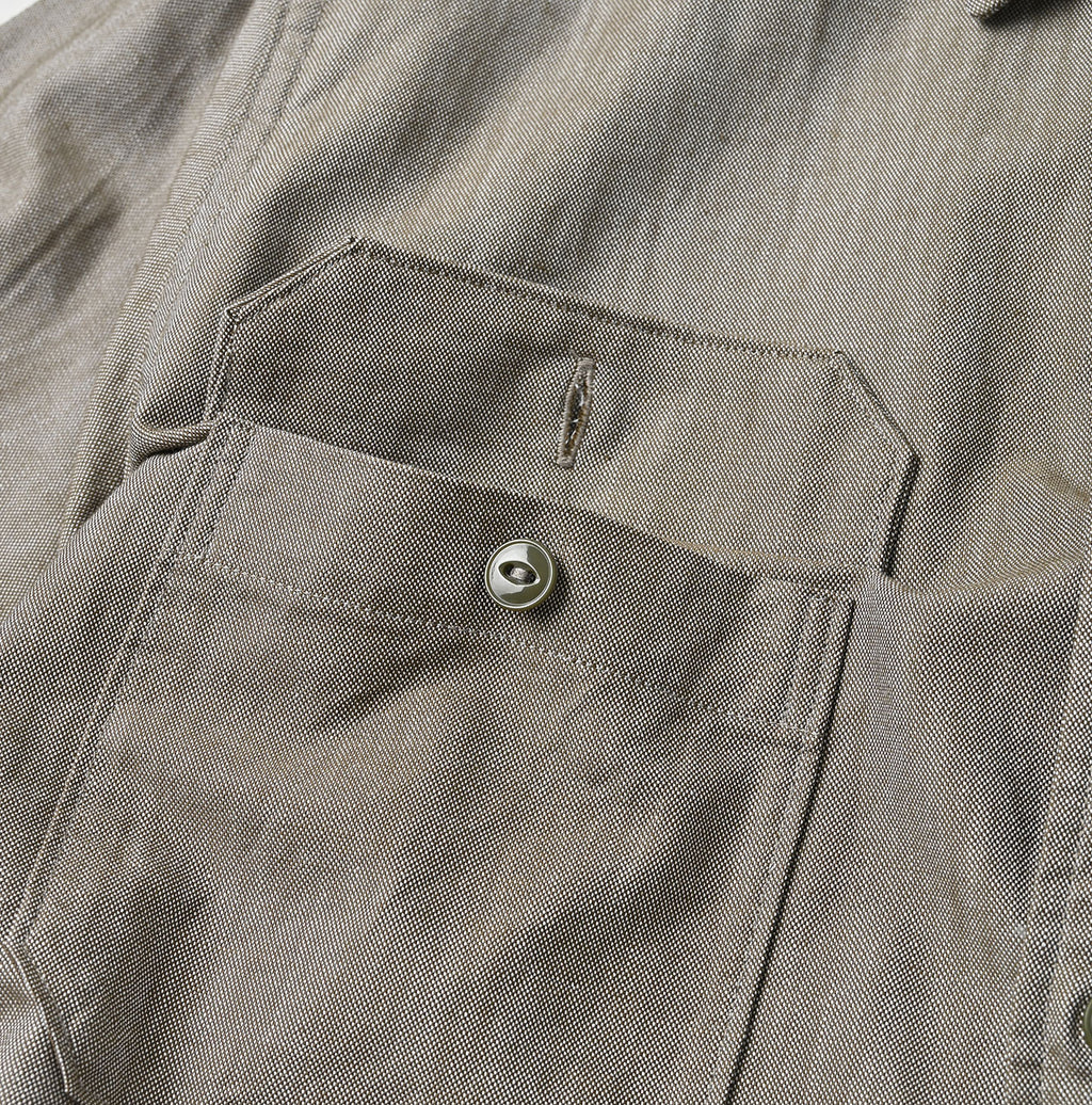 Supima OX 908 Military Shirt Detail