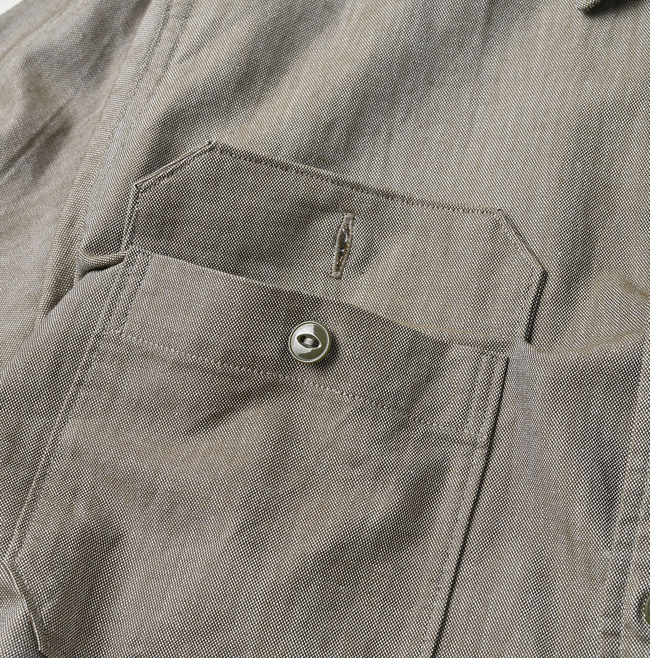 Supima OX 908 Military Shirt Detail