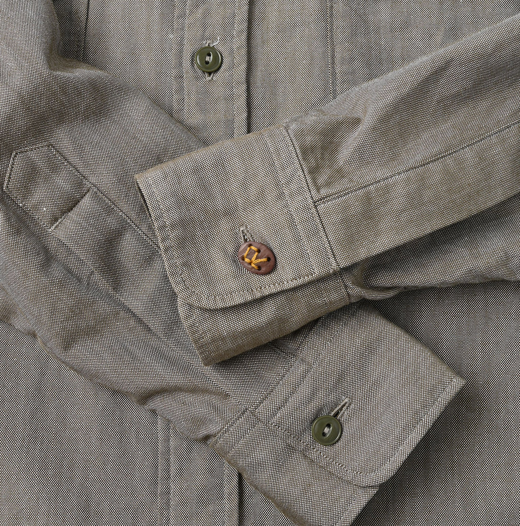 Supima OX 908 Military Shirt Detail