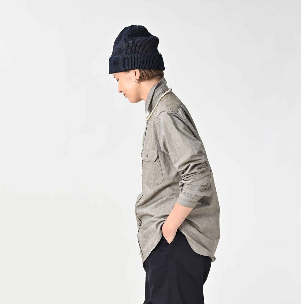 Supima OX 908 Military Shirt Female Model