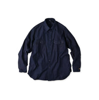 Indigo Supima OX 908 Military Shirt
