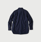 Indigo Supima OX 908 Military Shirt Back