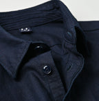 Indigo Supima OX 908 Military Shirt Detail
