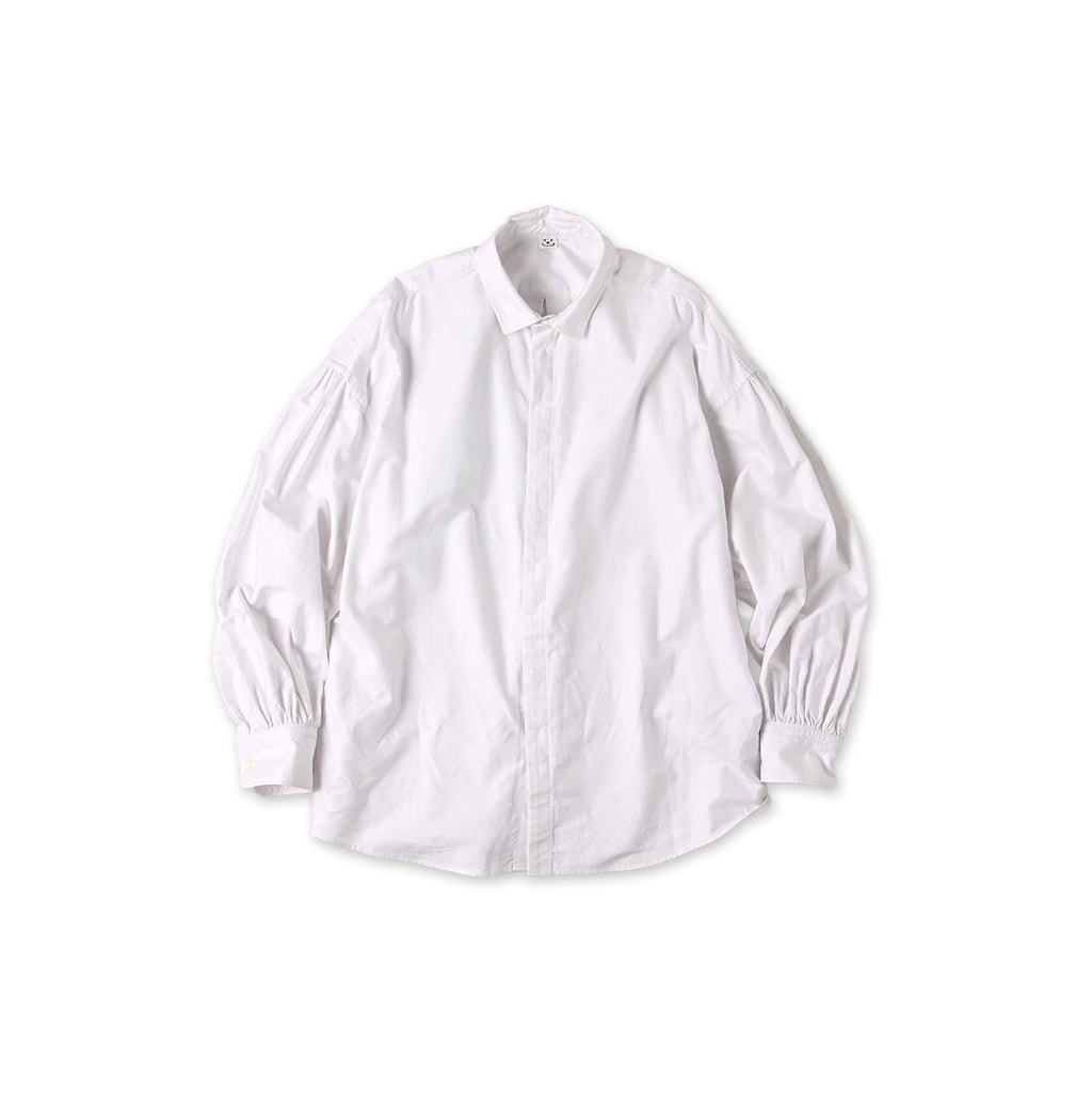 Supima OX Petit Collar Long Sleeve Coupé Shirt White