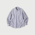 Supima OX Petit Collar Long Sleeve Coupé Shirt Blue Stripes