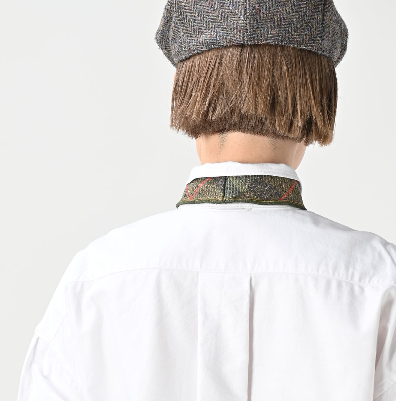 Supima OX Petit Collar Long Sleeve Coupé Shirt Blue Stripes Detail