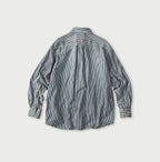 Komugi Denim 908 Wide Collar Shirt Distressed