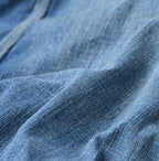 Komugi Denim 908 Wide Collar Shirt Distressed
