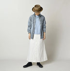 Komugi Denim 908 Ocean Eastern Shirt Distressed