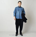 Komugi Denim 908 Ocean Eastern Shirt Distressed