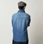 Komugi Denim 908 Ocean Eastern Shirt Distressed