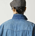 Komugi Denim 908 Ocean Eastern Shirt Distressed