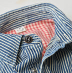 Komugi Denim 908 Ocean Eastern Shirt Distressed