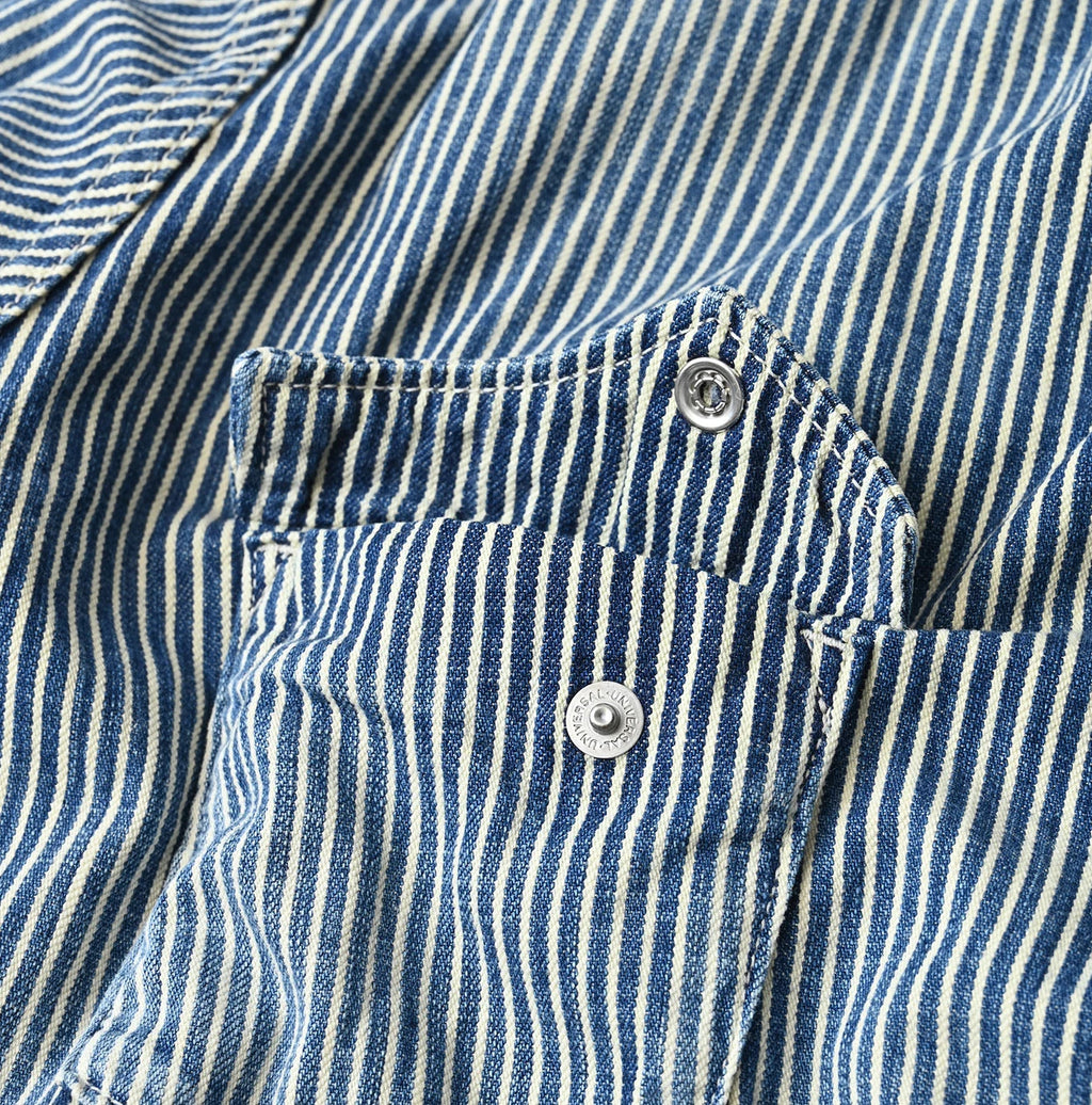 Komugi Denim 908 Ocean Eastern Shirt Distressed