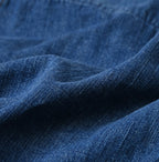 Komugi Denim Flare Eastern Blouse Distressed