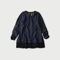 Komugi Denim Lace x Blouse Nou