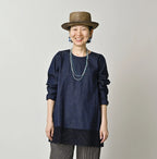 Komugi Denim Lace x Blouse Nou
