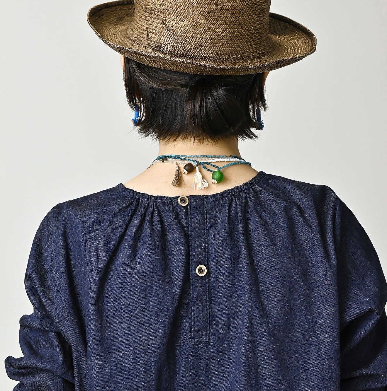 Komugi Denim Lace x Blouse Nou
