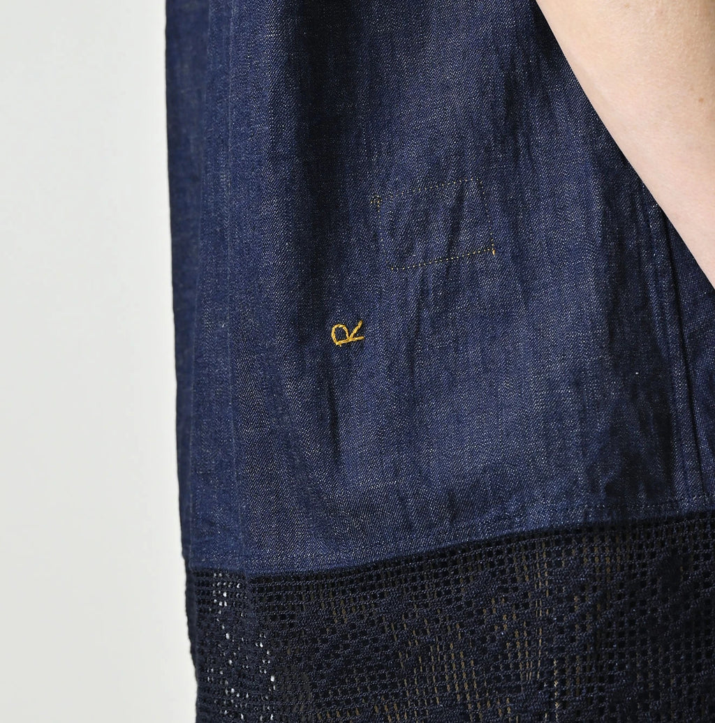 Komugi Denim Lace x Blouse Nou