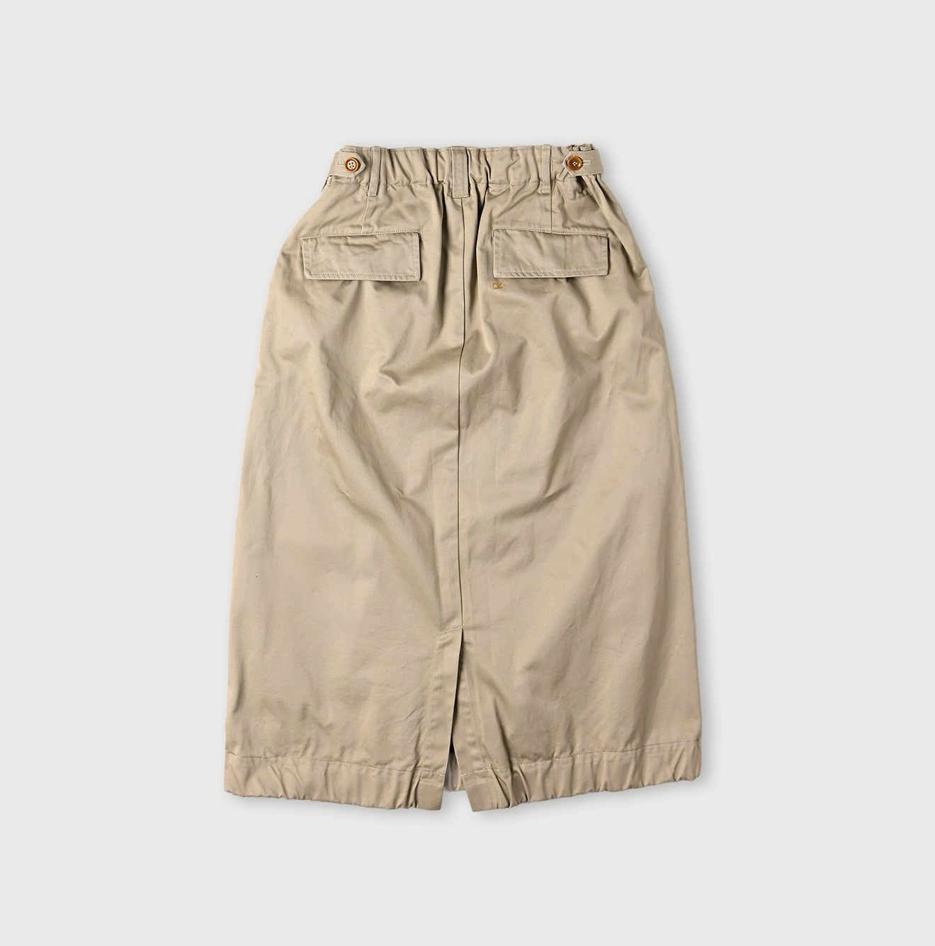 2-Ply Chino Chigo Skirt Back