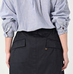 2-Ply Chino Chigo Skirt Detail