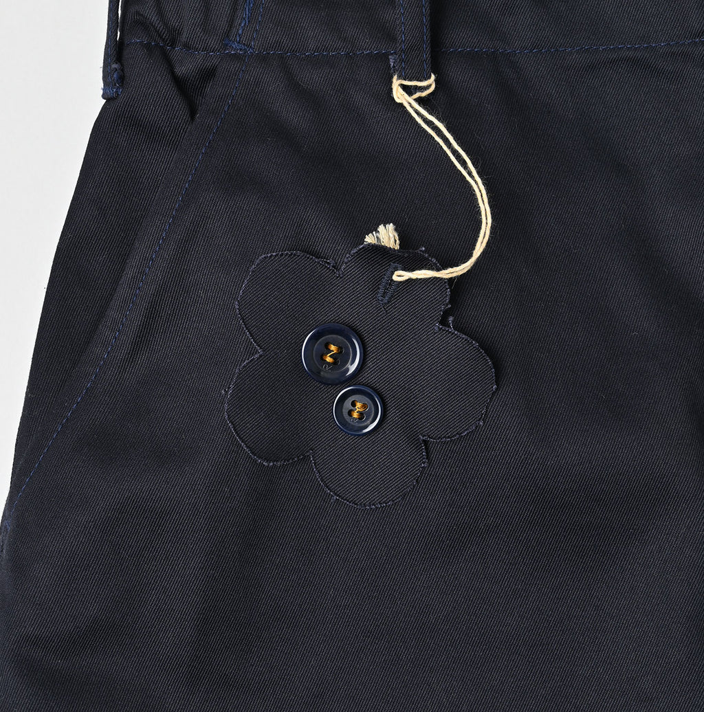 2-Ply Chino Chigo Skirt Detail
