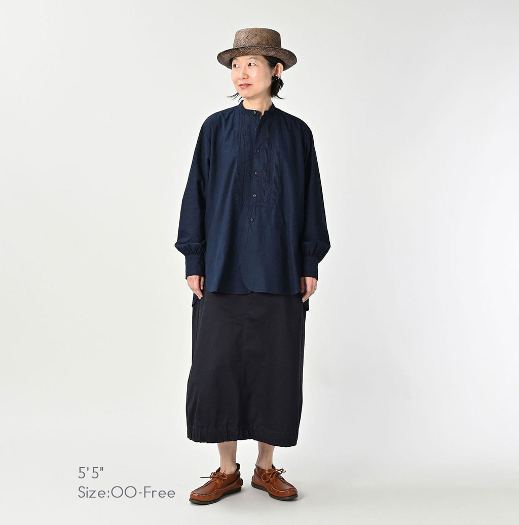 2-Ply Chino Chigo Skirt Female Model