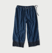 Komugi Denim Lace x Petit Pants Distressed