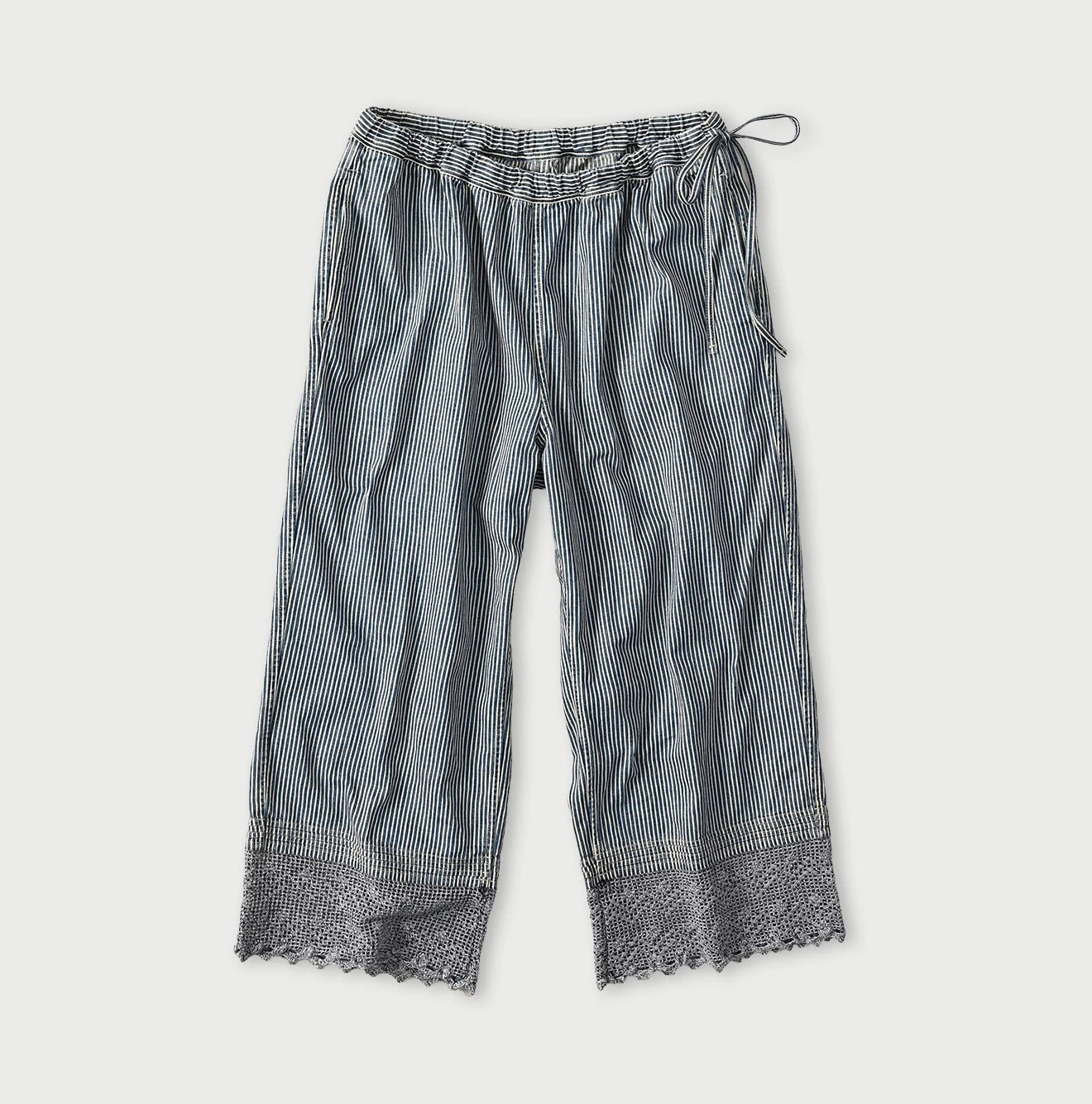 Komugi Denim Lace x Petit Pants Distressed