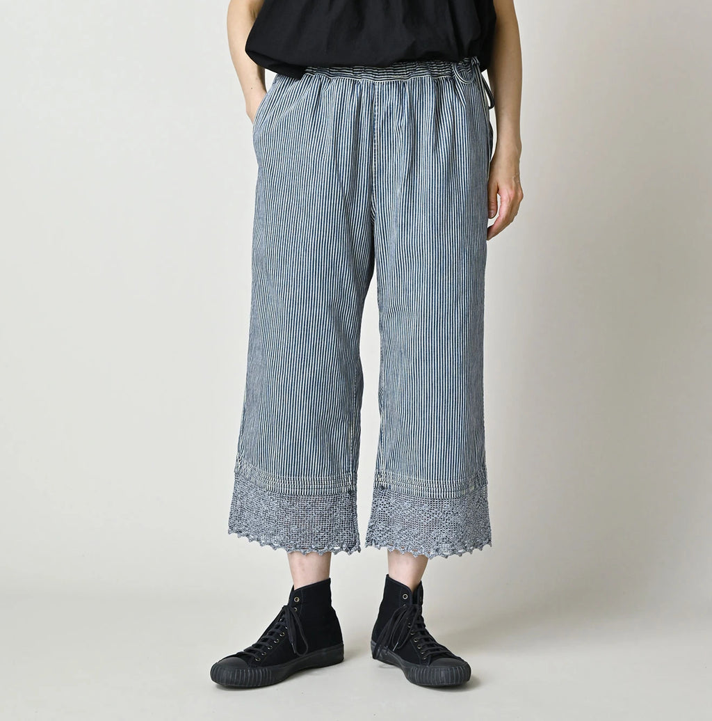 Komugi Denim Lace x Petit Pants Distressed