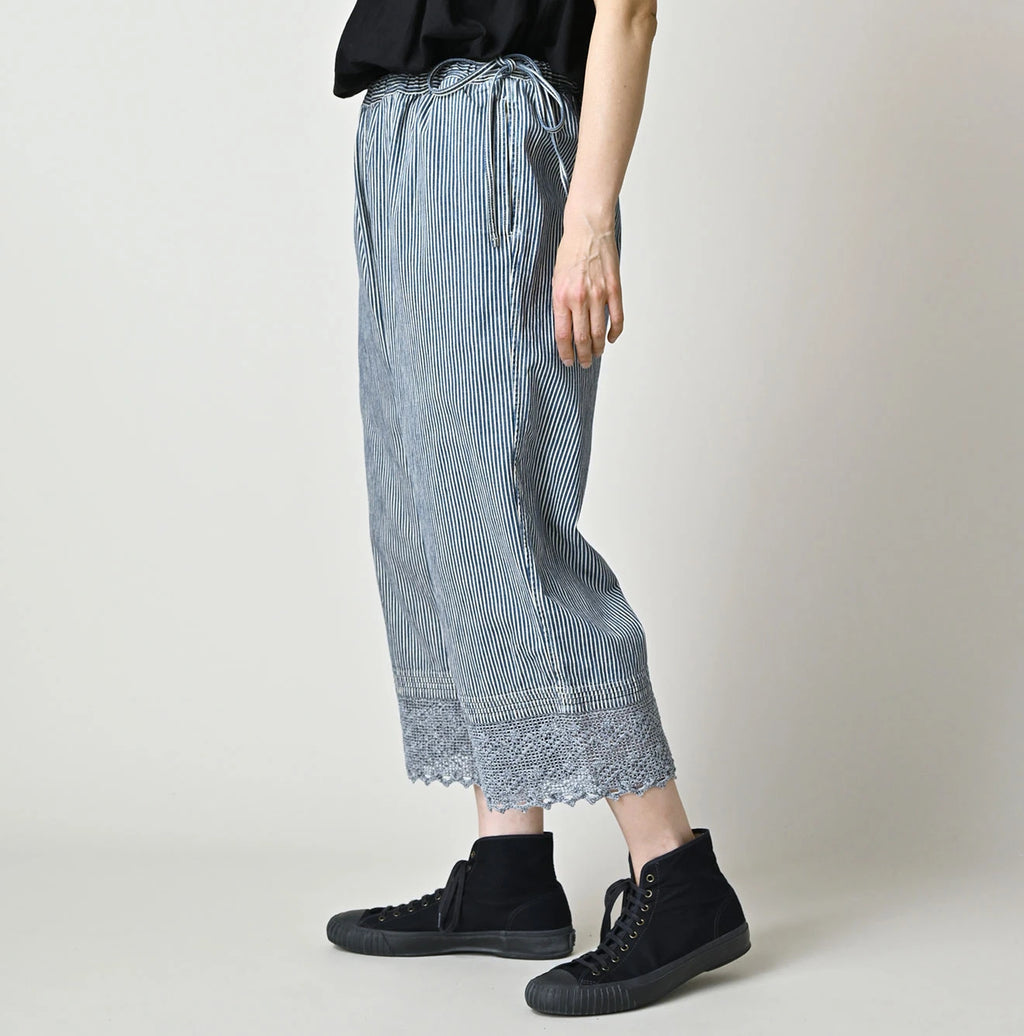 Komugi Denim Lace x Petit Pants Distressed