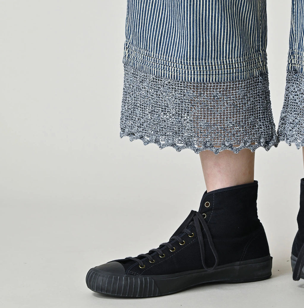 Komugi Denim Lace x Petit Pants Distressed