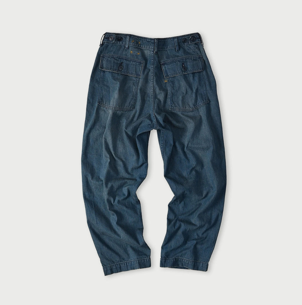 Light Mon Brown Denim 908 Baker Pants Distressed