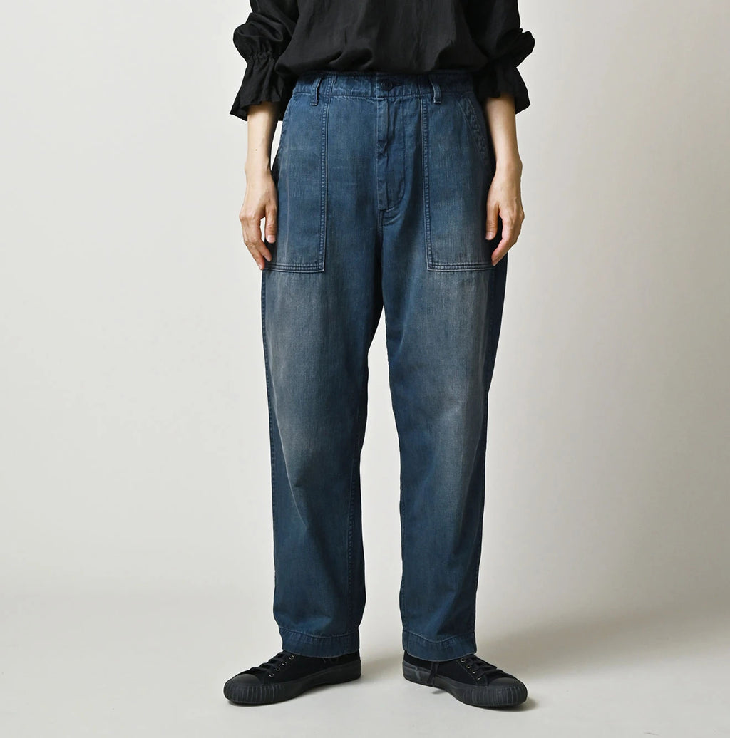 Light Mon Brown Denim 908 Baker Pants Distressed