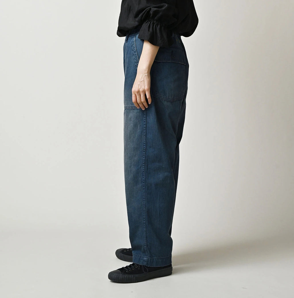 Light Mon Brown Denim 908 Baker Pants Distressed