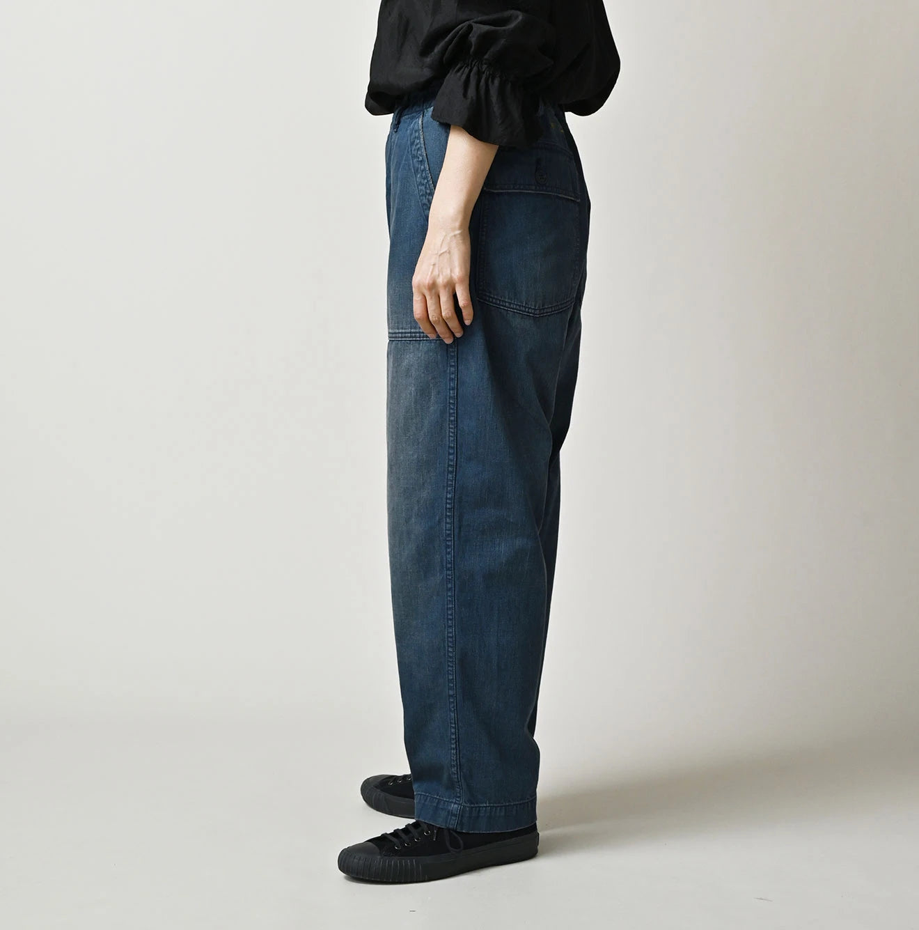 Light Mon Brown Denim 908 Baker Pants Distressed