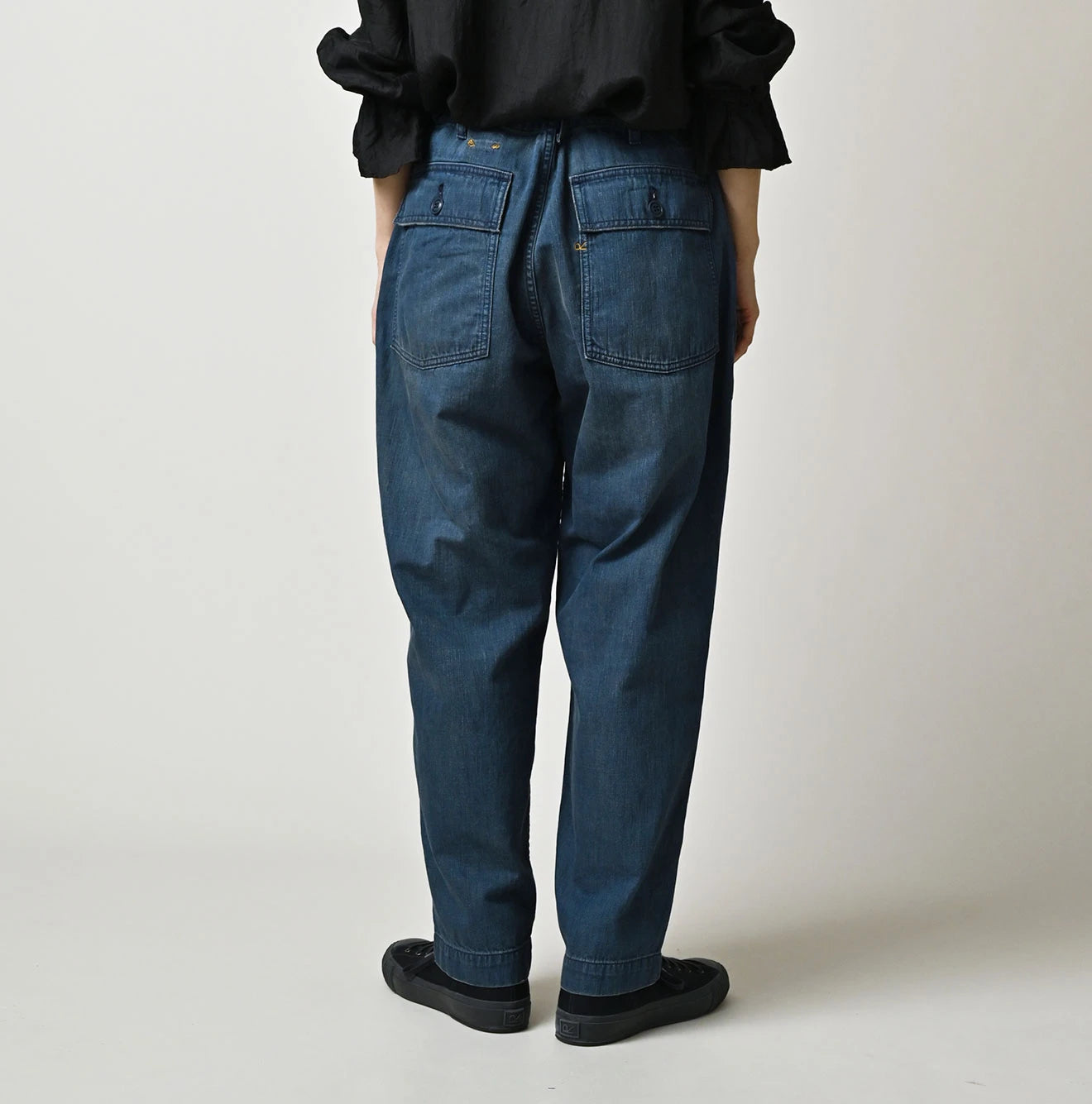 Light Mon Brown Denim 908 Baker Pants Distressed